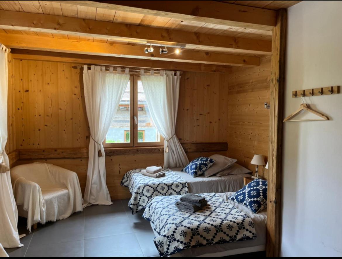 Le Chalet Du Cret - 8 Pers, Tout Confort Avec Jacuzzi Notre-Dame-de-Bellecombe Dış mekan fotoğraf
